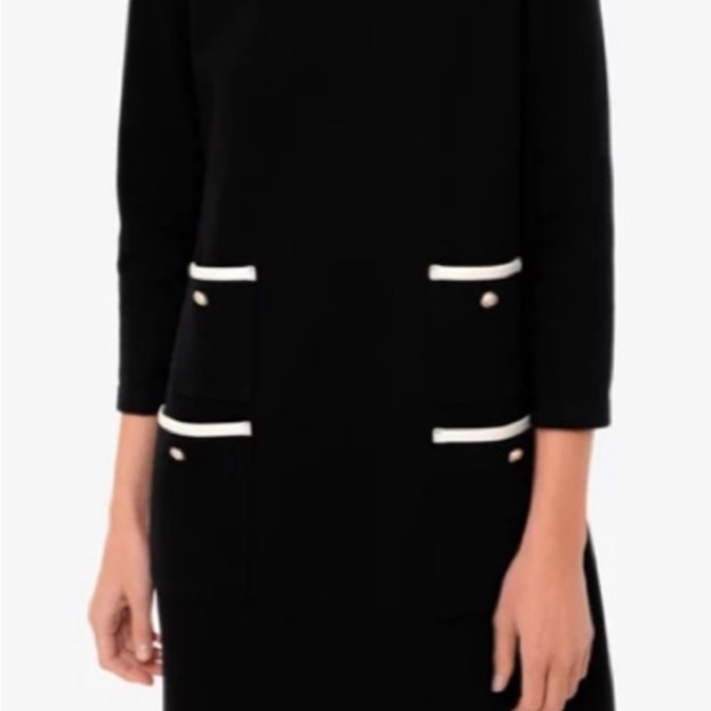Tuckernuck Black Dress with White Details - Picture 3 of 6
